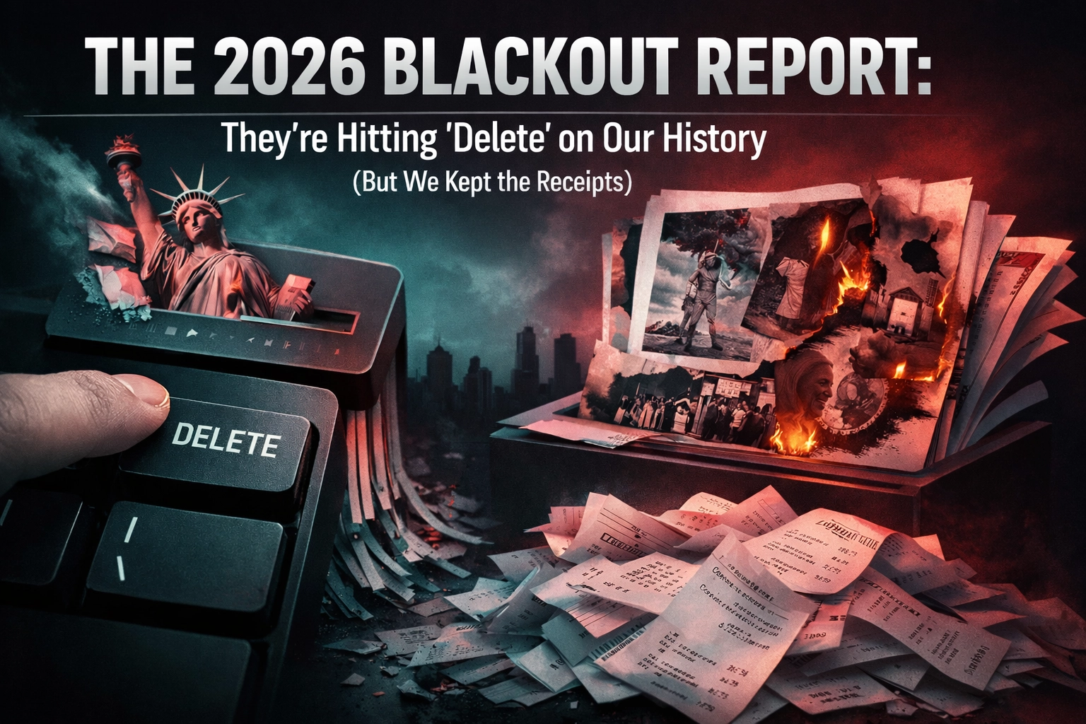 The 2026 Blackout Report: They’re Hitting ‘Delete’ on Our History (But We Kept the Receipts)