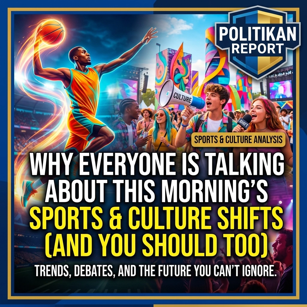 Why Everyone Is Talking About This Morning’s Sports & Culture Shifts (And You Should Too)