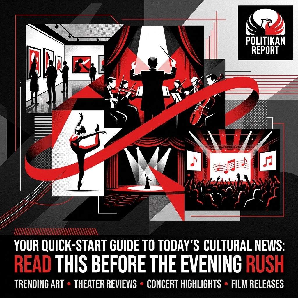 Your Quick-Start Guide to Today’s Cultural News: Read This Before the Evening Rush