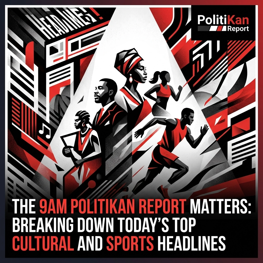 The 9AM PolitiKan Report Matters: Breaking Down Today’s Top Cultural and Sports Headlines
