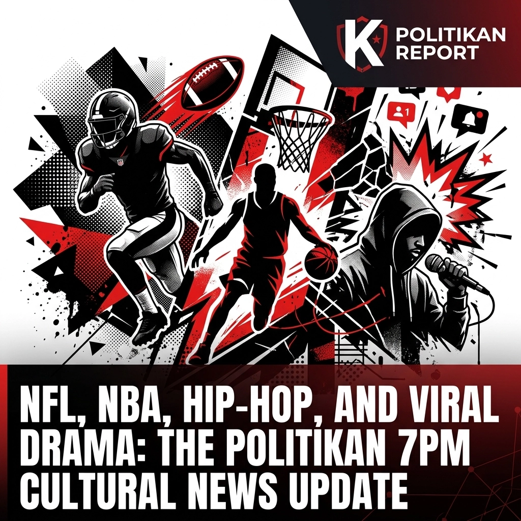 NFL, NBA, Hip-Hop, and Viral Drama: The PolitiKan 7PM Cultural News Update